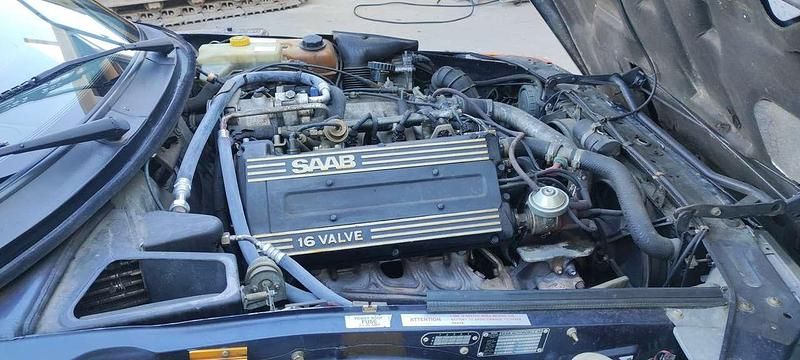 Usata Saab 900 Cabriolet 141 CV (103 kW) 1992 Blu/azzurro Cabrio