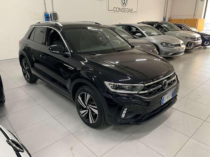 Usata VW T-Roc R-line 150 CV (110 kW) 2022 Nero SUV
