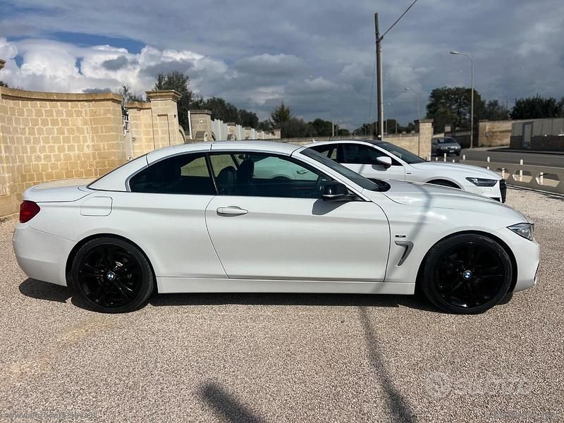 Usata BMW 420 Sport Line 183 CV (134 kW) 2015 Bianco Cabrio