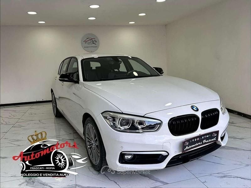 Usata BMW 118 Sport Line 150 CV (110 kW) 2019 Bianco Utilitaria