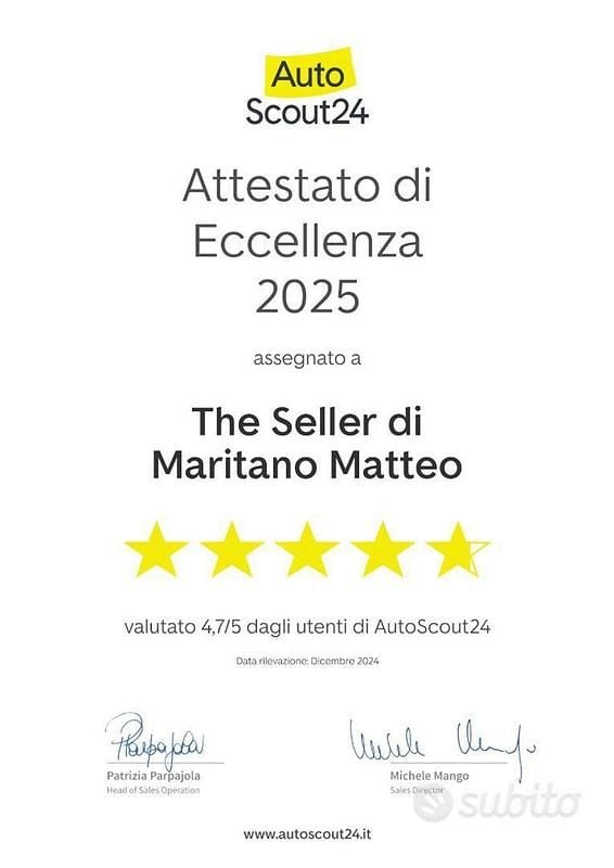 Usata Fiat 500 S 69 CV (50 kW) 2019 Azzurro Utilitaria