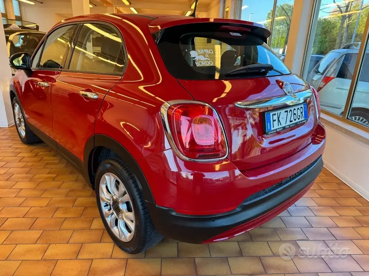 Usata Fiat 500X 95 CV (69 kW) 2017 Rosso SUV