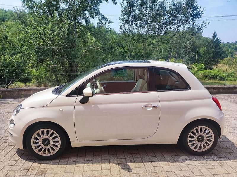 Usata Fiat 500 Lounge 69 CV (50 kW) 2019 Bianco Utilitaria