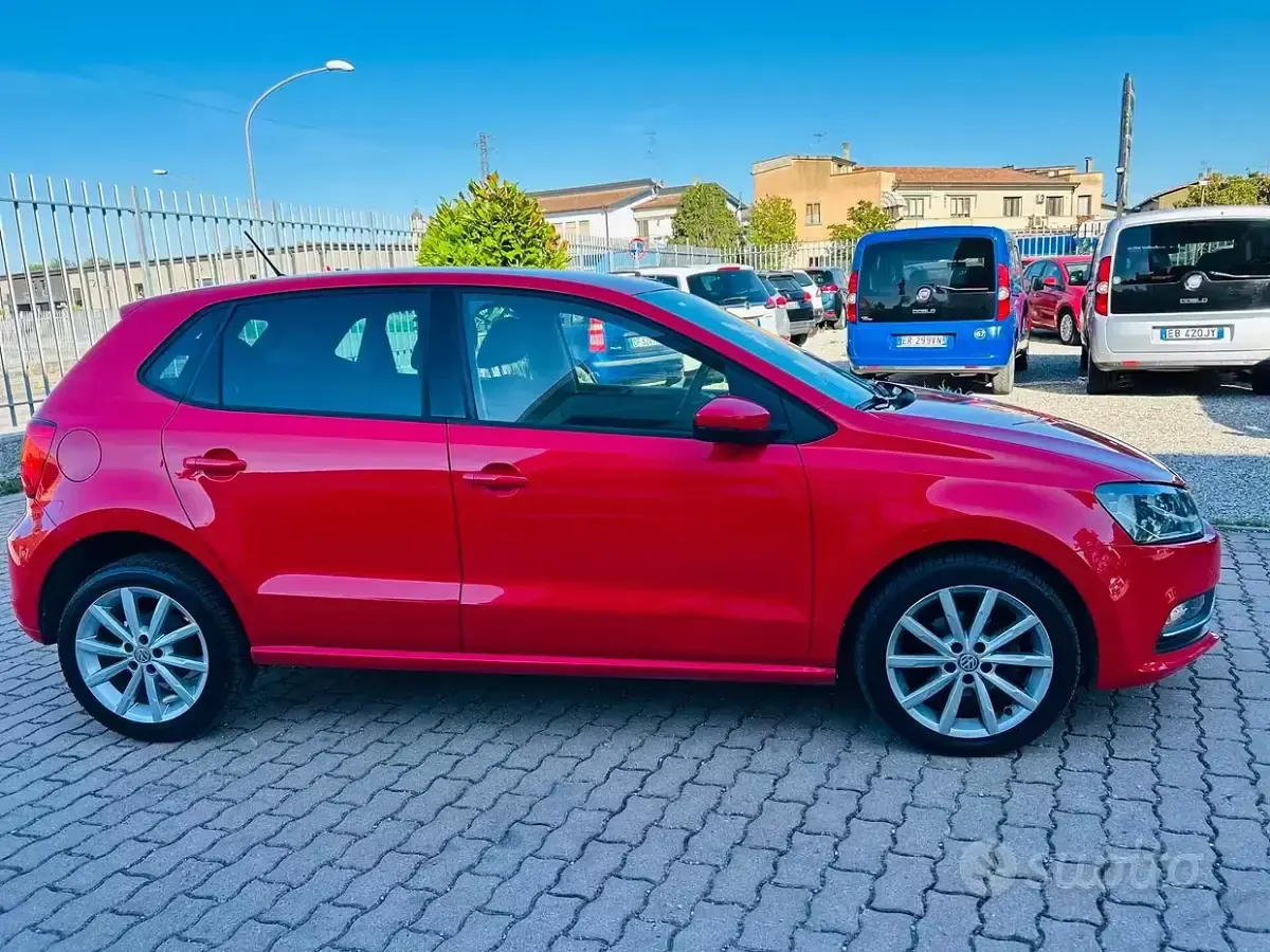 Usata VW Polo 75 CV (55 kW) 2014 Rosso Berlina