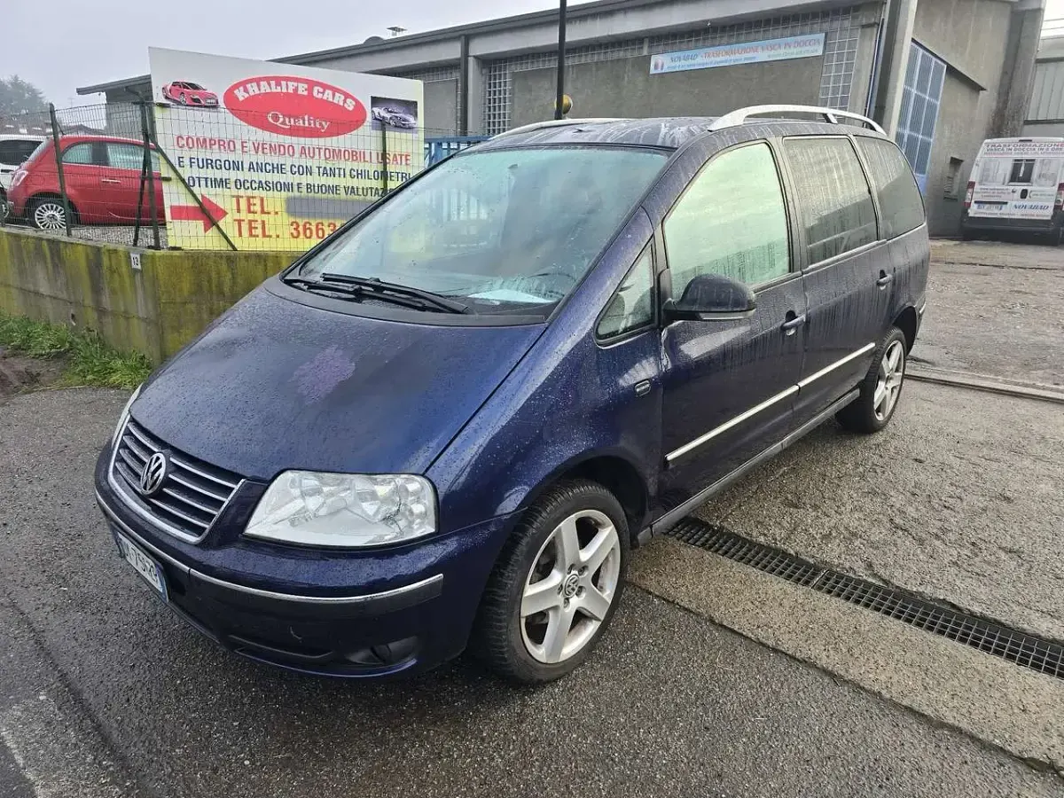 Usata VW Sharan United 140 CV (102 kW) 2009 Blu/azzurro Monovolume