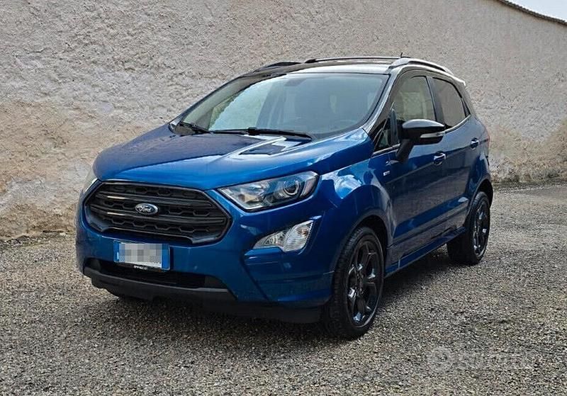 Usata Ford Ecosport ST-Line 100 CV (73 kW) 2019 Blu SUV