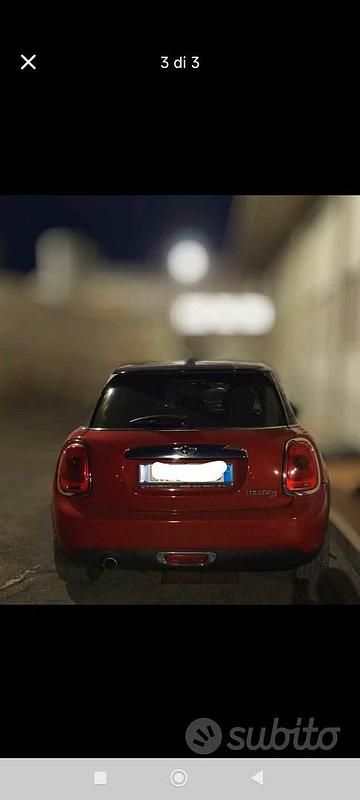 Usata Mini Cooper D 2015 Rosso Utilitaria