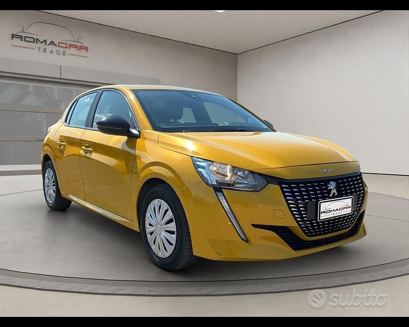 Begagnad Peugeot 208 Active 75 HK (55 kW) 2023 Gul Halvkombi