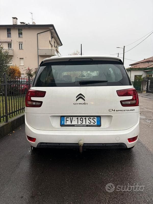 Usata Citroën C4 SpaceTourer Shine 131 CV (96 kW) 2019 Bianco Monovolume