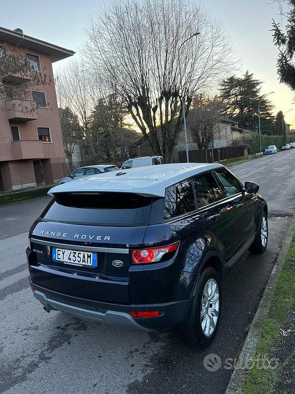 Usata Land Rover Range Rover evoque 2014 Blu SUV