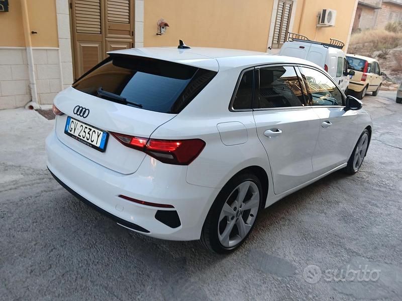 Usata Audi A3 2020 Bianco Berlina