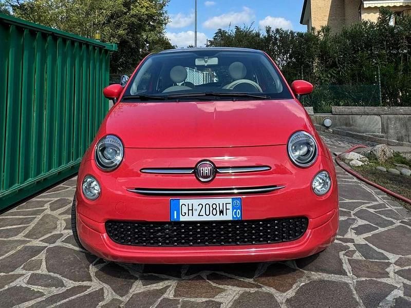 Usata Fiat 500 Lounge 69 CV (50 kW) 2018 Rosso Utilitaria