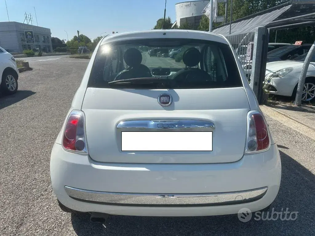 Usata Fiat 500 Lounge 69 CV (50 kW) 2009 Bianco Cabrio