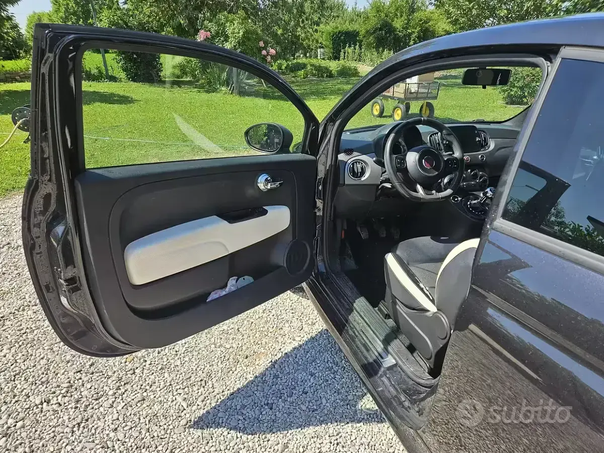 Usata Fiat 500 95 CV (69 kW) 2018 Nero Utilitaria