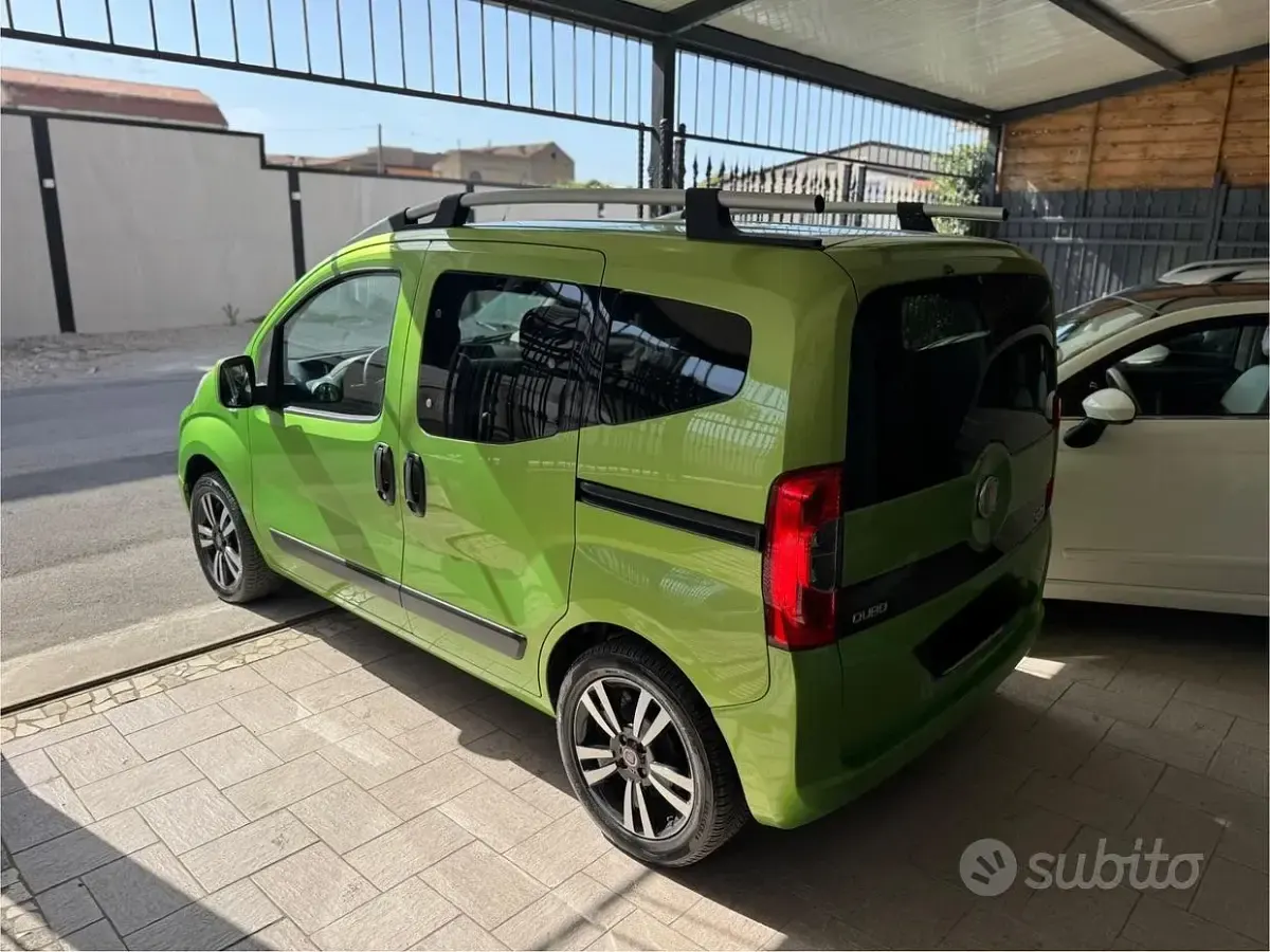 Usata Fiat Qubo Dynamic 70 CV (51 kW) 2013 Verde Monovolume