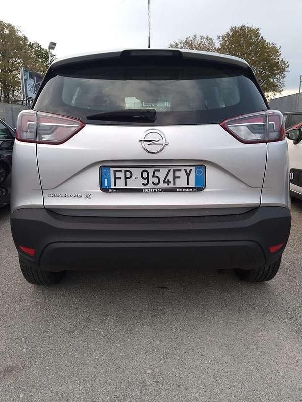 Usata Opel Crossland X Innovation 82 CV (60 kW) 2018 Argento SUV