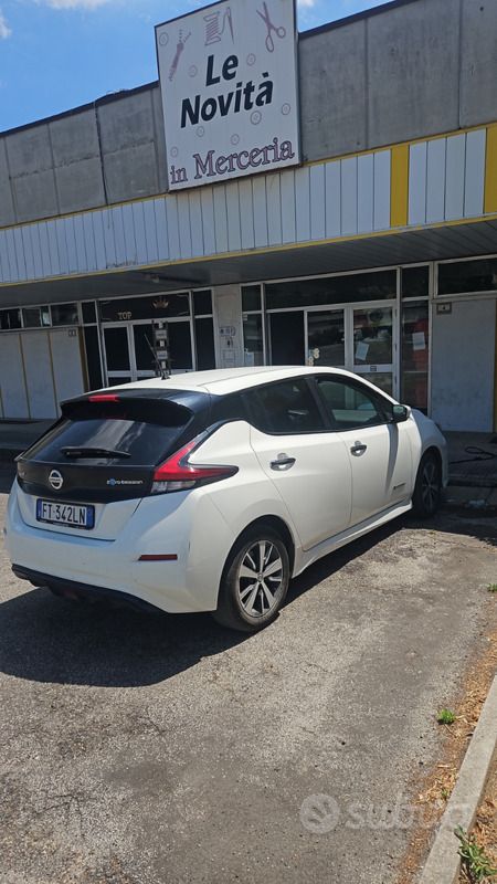 Usata Nissan Leaf 39 kW (54 CV) 2018 Bianco Utilitaria