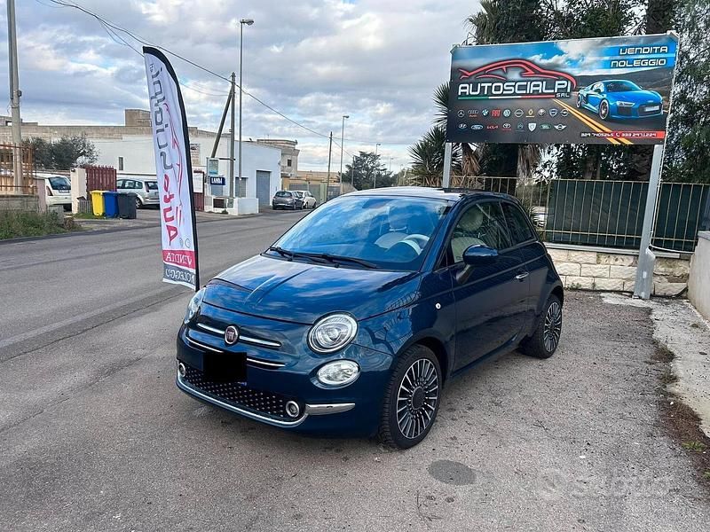 Usata Fiat 500 Lounge 69 CV (50 kW) 2019 Blu Berlina