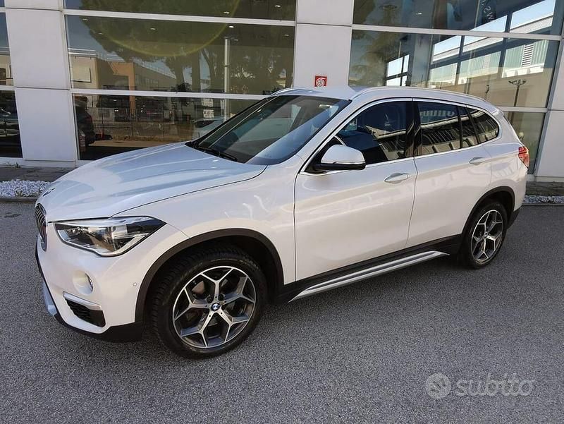 Usata BMW X1 xLine 150 CV (110 kW) 2018 Bianco SUV