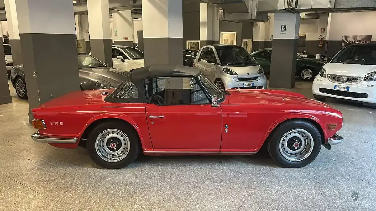 Usata Triumph TR6 150 CV (110 kW) 1973 Rosso Cabrio