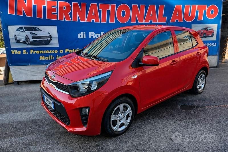 Usata Kia Picanto GT-Line 67 CV (49 kW) 2018 Rosso Utilitaria