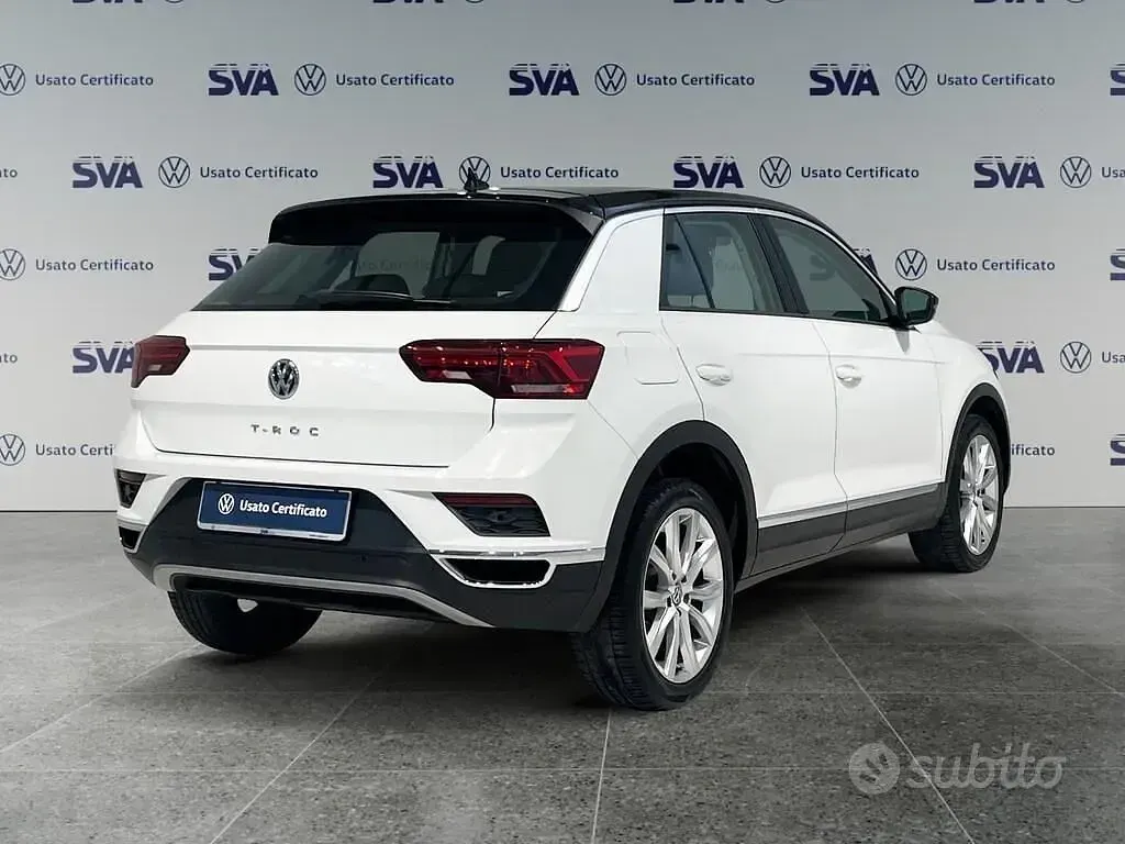 Usata VW T-Roc Advance 116 CV (85 kW) 2020 Bianco SUV