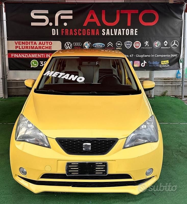 Usata Seat Mii Style 68 CV (50 kW) 2013 Giallo Utilitaria