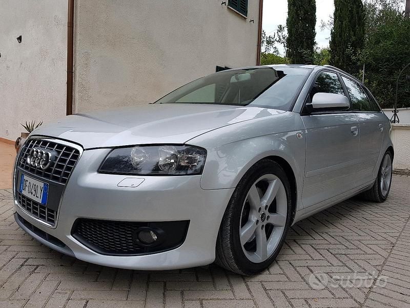 Usata Audi A3 140 CV (102 kW) 2009 Grigio Utilitaria