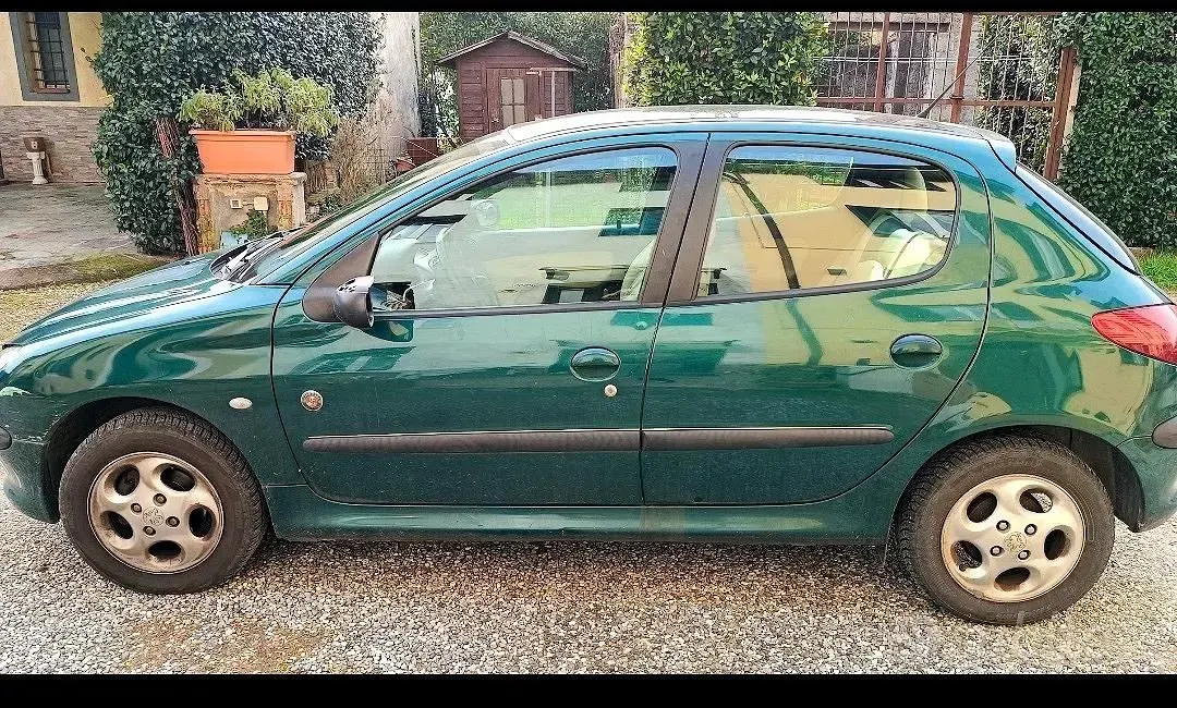 Usata Peugeot 206 Roland Garros 75 CV (55 kW) 2000 Verde Berlina