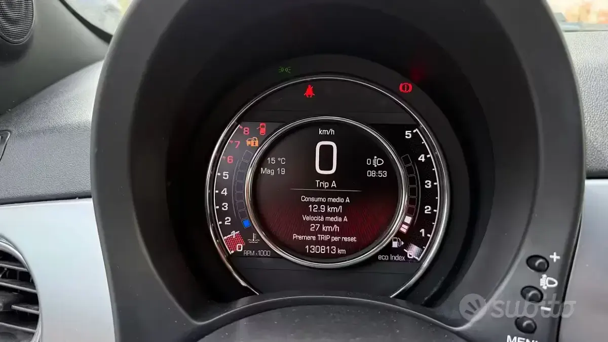 Usata Fiat 500 S 69 CV (50 kW) 2014 Rosso Berlina