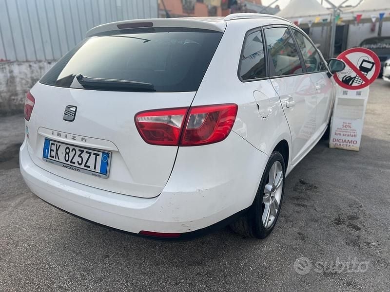 Usata Seat Ibiza ST 86 CV (63 kW) 2012 Bianco Station wagon