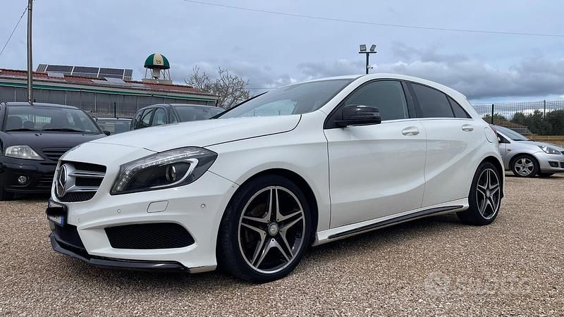 Usata Mercedes A180 Premium 109 CV (80 kW) 2014 Bianco Berlina