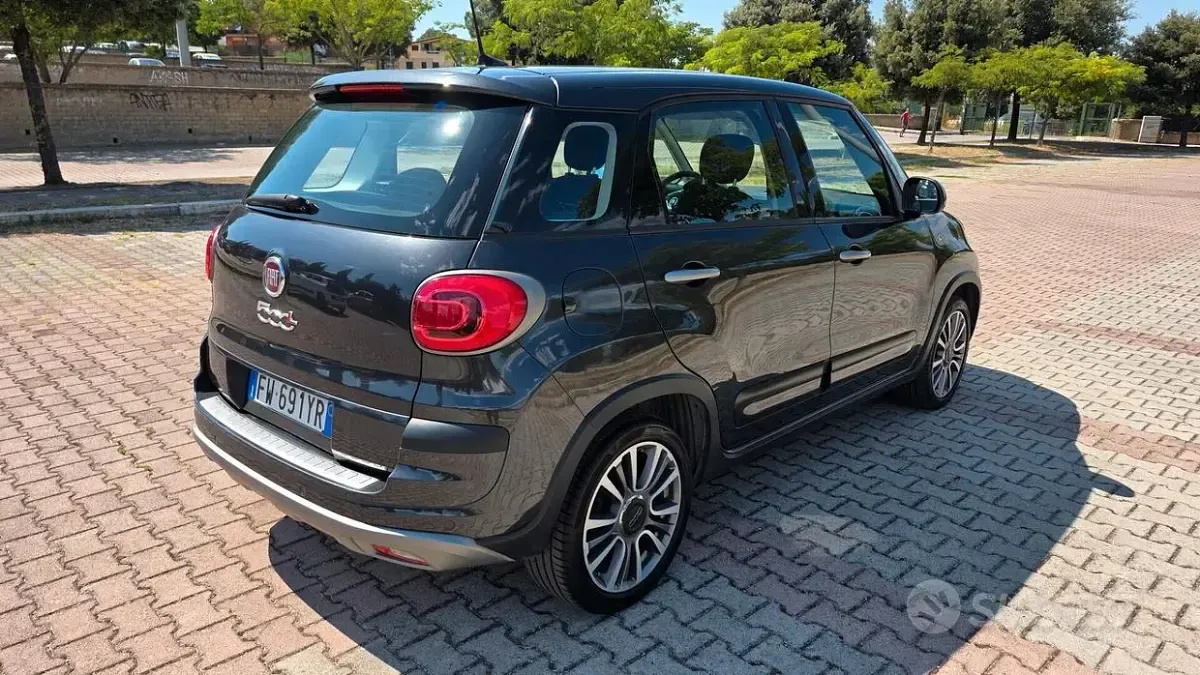 Usata Fiat 500L Cross 95 CV (69 kW) 2019 Grigio Monovolume