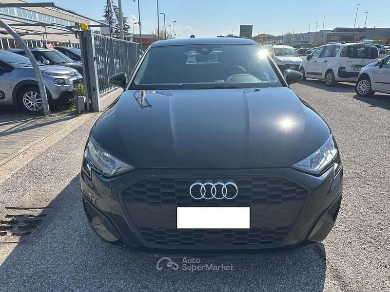 Usata Audi A3 Advanced 131 CV (96 kW) 2020 Nero Berlina