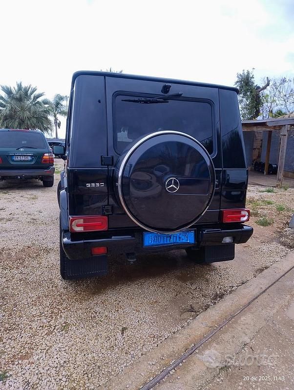 Usata Mercedes G350 224 CV (164 kW) 2010 Nero SUV