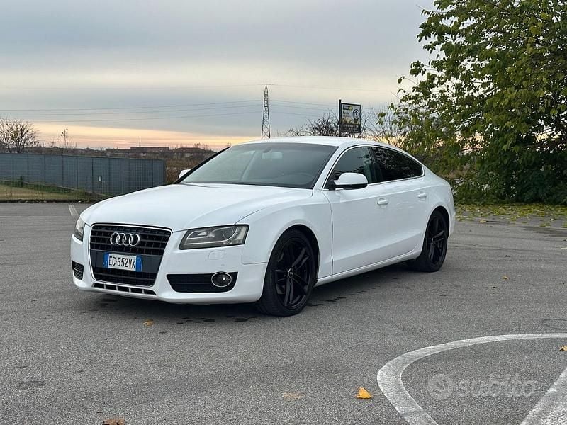 Usata Audi A5 190 CV (139 kW) 2011 Bianco Berlina