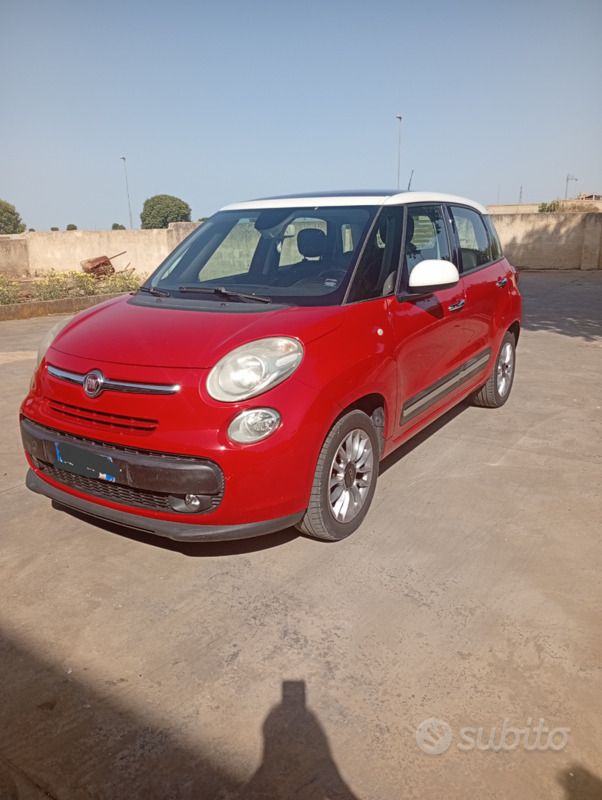 Usata Fiat 500L 85 CV (62 kW) 2012 Rosso Monovolume