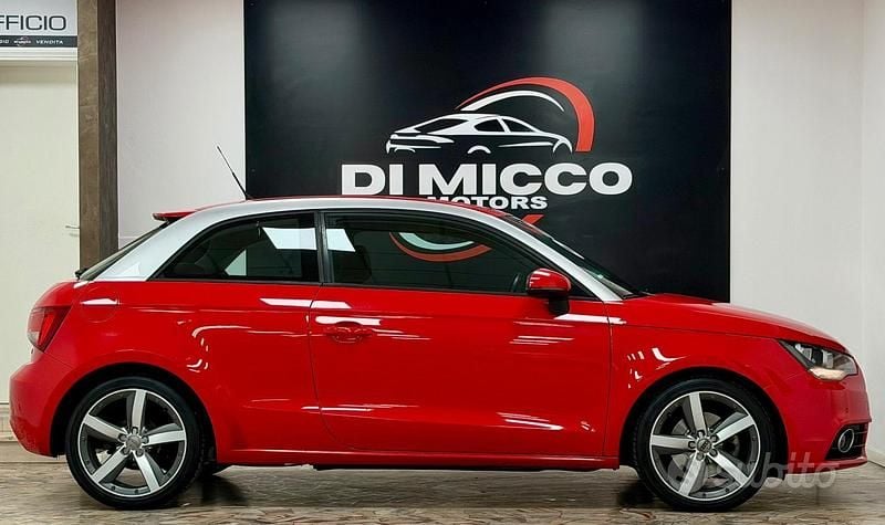 Usata Audi A1 Ambition 122 CV (89 kW) 2011 Rosso Utilitaria