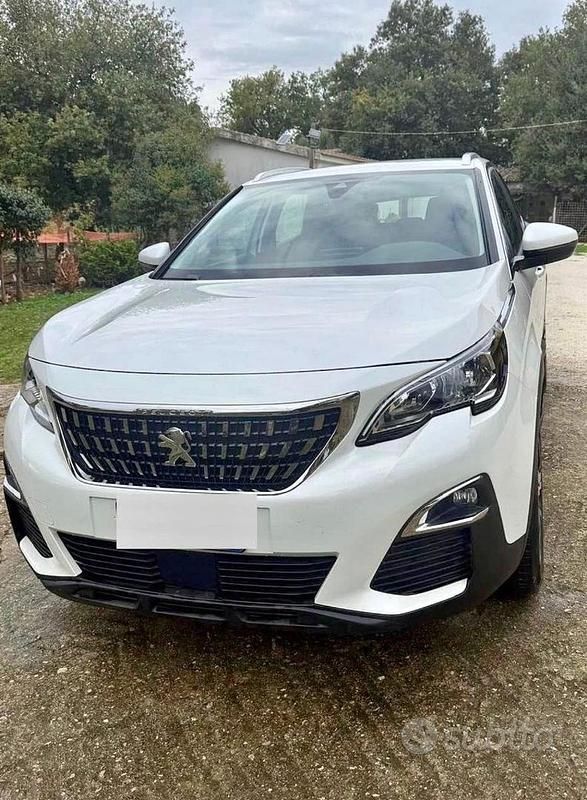Usata Peugeot 3008 130 CV (95 kW) 2019 Bianco Berlina