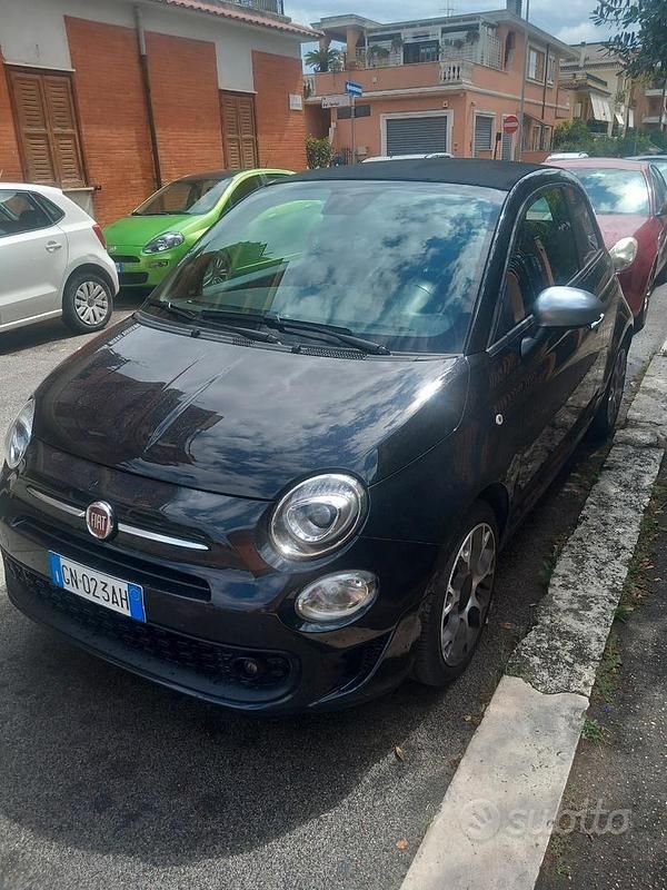 Nero Usata 2020 Fiat 500 Cabrio | 11.500 € - Immagine 1/4