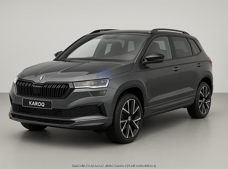 Usata Skoda Karoq SportLine 190 CV (139 kW) 2022 Grigio SUV