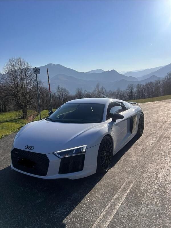 Usata Audi R8 Coupé Performance 610 CV (448 kW) 2018 Bianco Coupé