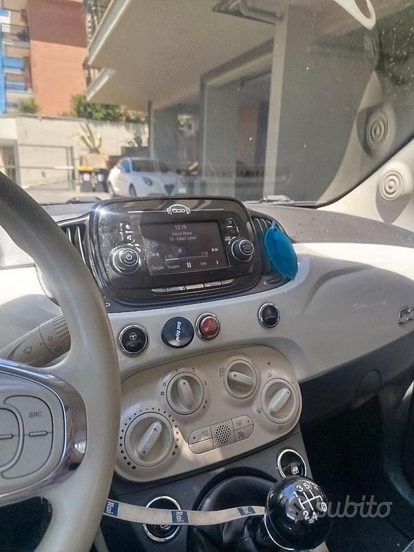 Usata Fiat 500 Pop Star 69 CV (50 kW) 2016 Bianco Utilitaria