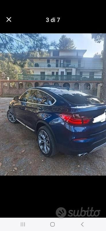 Usata BMW X4 258 CV (189 kW) 2014 Blu SUV