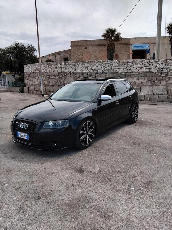 Usata Audi A3 S-Line 170 CV (125 kW) 2008 Nero Berlina
