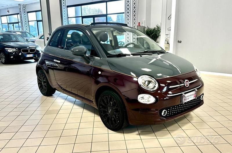 Usata Fiat 500C Collezione 69 CV (50 kW) 2018 Grigio Cabrio