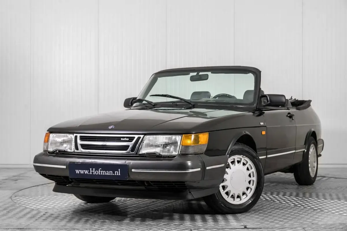 Usata Saab 900 Cabriolet 160 CV (117 kW) 1988 Nero Cabrio