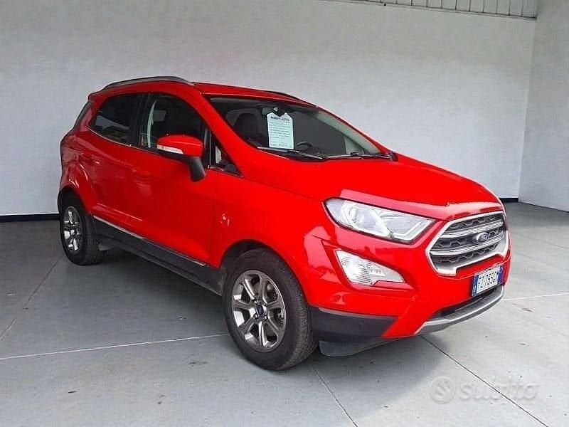 Usata Ford Ecosport Titanium 101 CV (74 kW) 2019 Rosso SUV