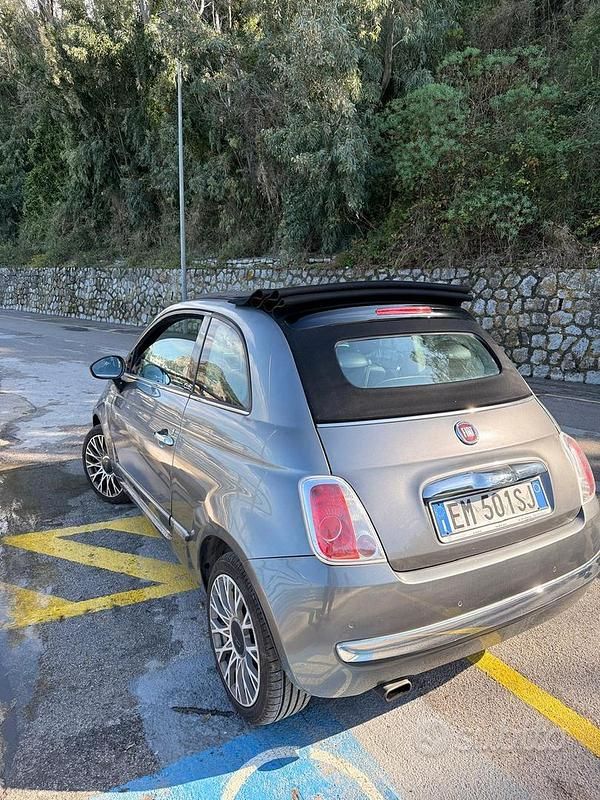 Usata Fiat 500C 2012 Grigio Cabrio