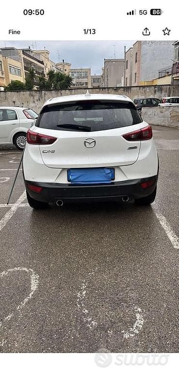 Usata Mazda CX-3 105 CV (77 kW) 2018 Bianco SUV